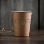 Стакан одноразовый для кофе 250 мл. © GEOVITA - Одноразовая посуда от производителя!