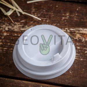 Крышка для стакана 250 мл (c клапаном) © GEOVITA - Одноразовая посуда от производителя!