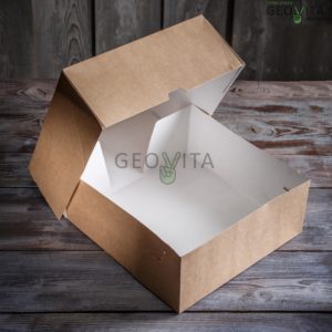 Коробка для торта большая © GEOVITA - Одноразовая посуда от производителя!