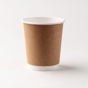 Стакан одноразовый двухслойный для кофе 250 мл © GEOVITA - Одноразовая посуда от производителя!