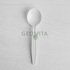 Набор одноразовых приборов L “ложка + салфетка” © GEOVITA - Одноразовая посуда от производителя!