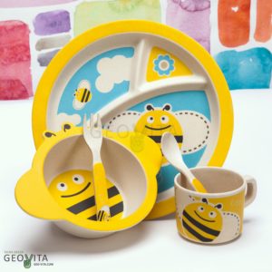 Детский набор посуды “Bee” © GEOVITA - Одноразовая посуда от производителя!