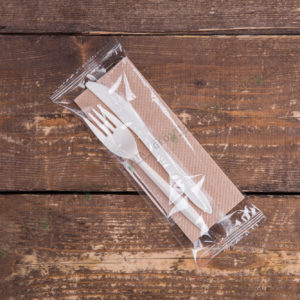 Набор одноразовых приборов 4/2 мал. “вилка/нож” © GEOVITA - Одноразовая посуда от производителя!