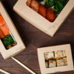 Бумажный контейнер 500 мл самосклееный