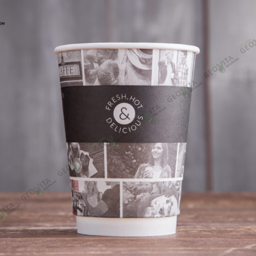 Бумажный стакан Huhtamaki CAFE NOIR 400 мл
