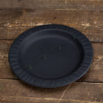 Одноразовая тарелка 180 мм. черная