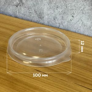 Крышка прозрачная для супницы 350 мл © GEOVITA - Одноразовая посуда от производителя!