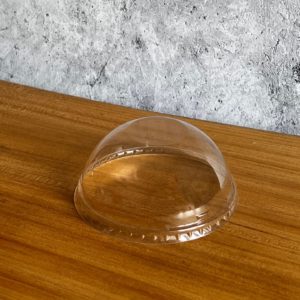 Крышка купольная сплошная (вторичная переработка) © GEOVITA - Одноразовая посуда от производителя!