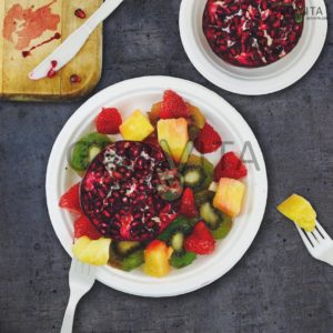 Тарелки и стаканы из кукурузного крахмала