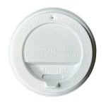 Крышка для стакана, d-90 мм, кукурузный крахмал, цвет белый