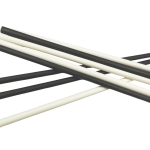 ЭКО-трубочка из кукурузного крахмала без индивидуальной упаковки, d – 6 мм, h – 240 мм, цвет черный