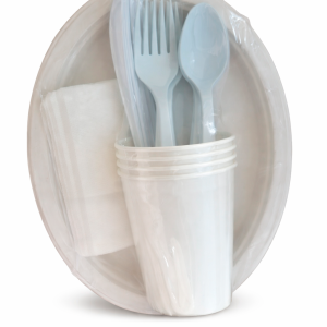 Набор для пикника с БИО-приборами &copy; GEOVITA - Одноразовая посуда от производителя!